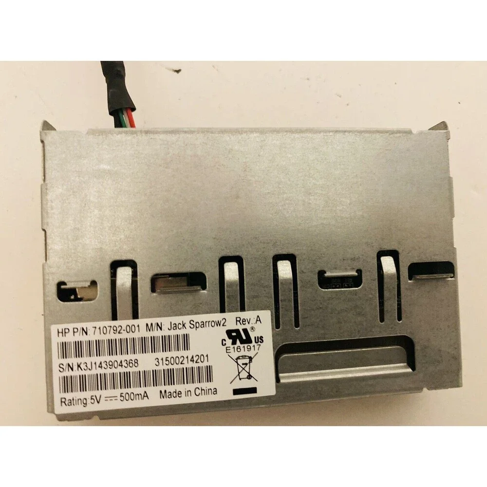 Genuine HP 710792-001 Jack Sparrow2 Rev A Memory Card Reader board & Caddy